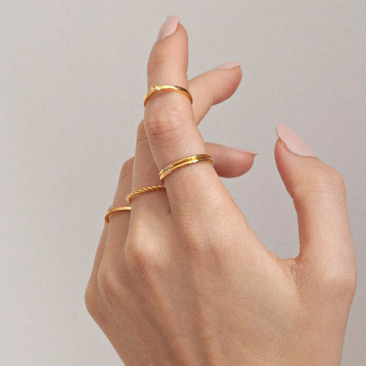 Evi - Simple Sleek Ring Stainless Steel Timi of Sweden