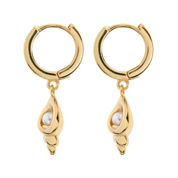 Rafi - Seashell Hoop Earrings