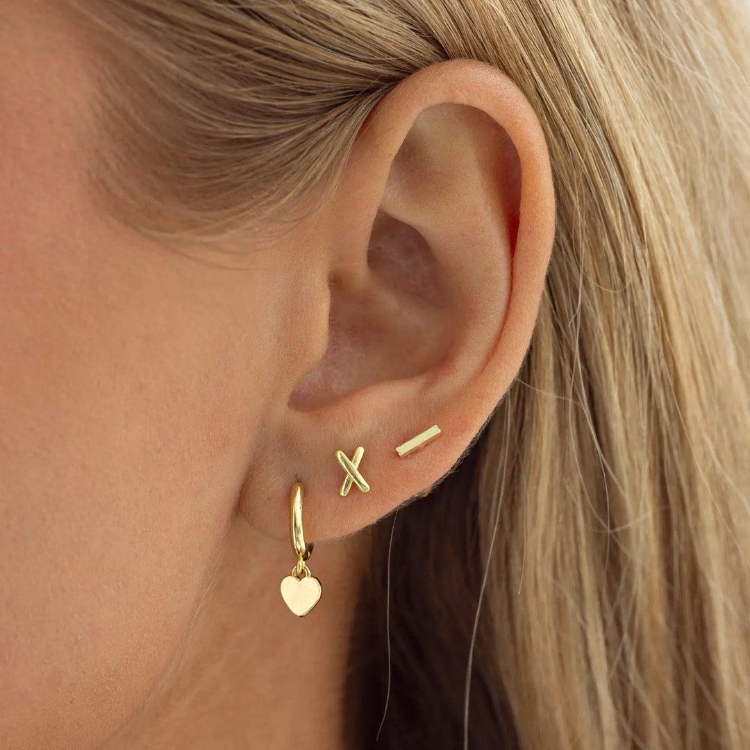 Loa - Small Bar Stud Earrings