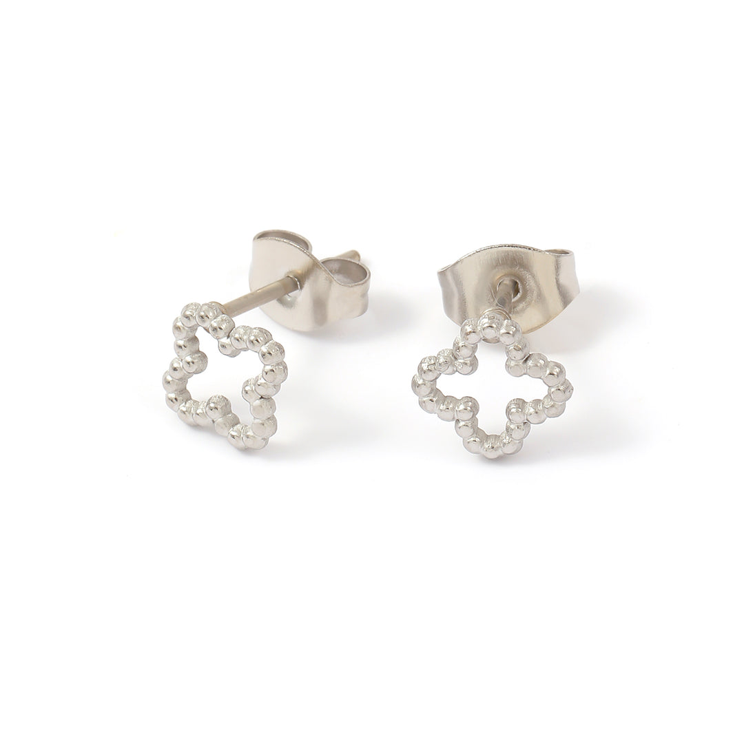 Irma - Clover Stud Earrings Stainless Steel